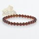 Cherry round Amber beads bracelet